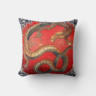北斎の龍, 北斎 Hokusai Dragon, Hokusai, Japan Art Cushion