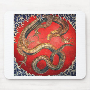 北斎の龍, 北斎 Hokusai Dragon, Hokusai Mouse Mat