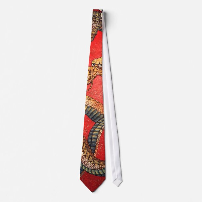 北斎の龍, 北斎 Hokusai Dragon, Hokusai Tie (Front)