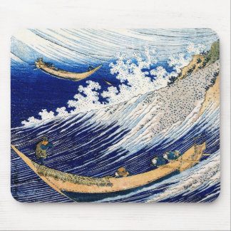 北斎 Hokusai Ocean Waves Japanese Fine Art Mouse Mat