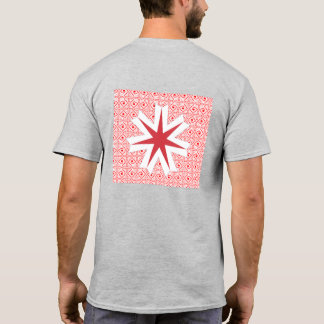 北海道旗　オリジナルプリント Tシャツ hokkaido japan T-Shirt