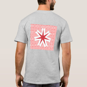 北海道旗　オリジナルプリント Tシャ T-Shirt