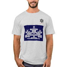 北海道　アイヌ柄　Hokkaido Ainu pattern T-shirt
