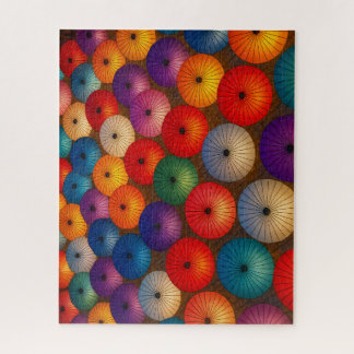 和傘の夜祭り / Night Festival of Japanese Umbrellas Jigsaw Puzzle