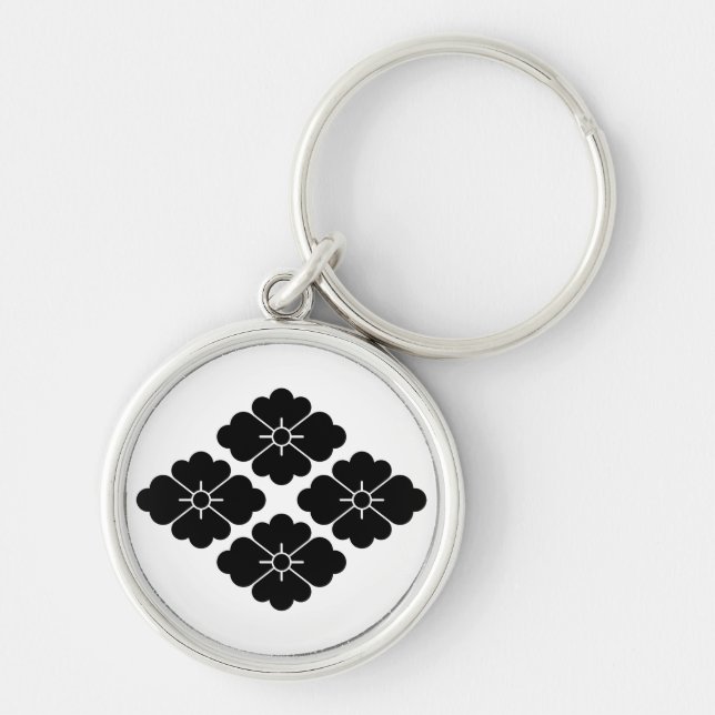 四つ花菱 KEY RING (Front)