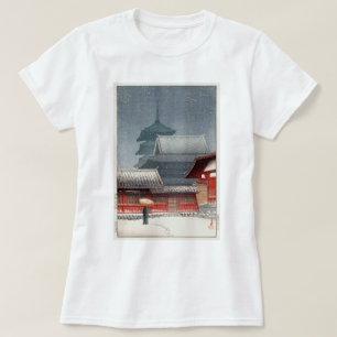 四天王寺, Shitennō-ji in Osaka, Hasui Kawase, Woodcut T-Shirt