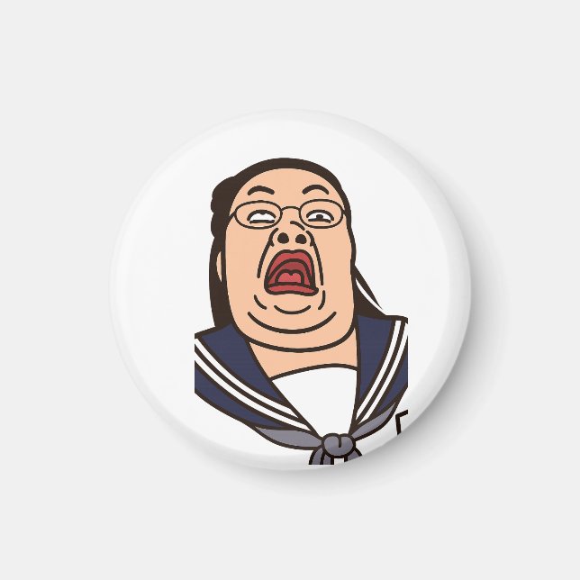 変顔している女子高生 MAGNET (Front)