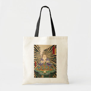 奇術師, 豊国 Magician, Toyokuni, Ukiyo-e Tote Bag