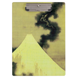 富士と昇龍, 北斎 Mount Fuji and Dragon, Hokusai, Ukiyo-e Clipboard
