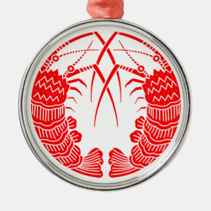 対い海老の丸 METAL TREE DECORATION