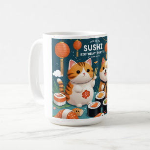 「寿司パーティーへようこそ!(Welcome to the Sushi Party!) Coffee Mug