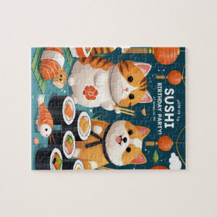 「寿司パーティーへようこそ!(Welcome to the Sushi Party!) Jigsaw Puzzle