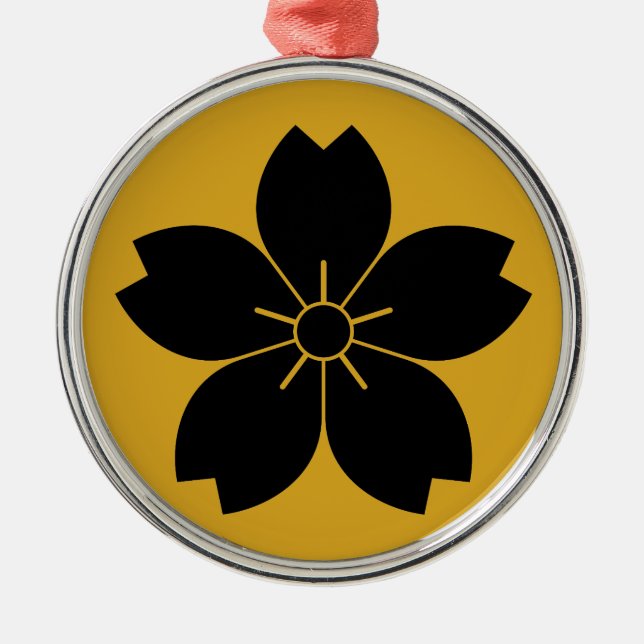 山桜 METAL TREE DECORATION (Front)