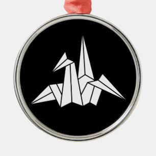 折り鶴 METAL TREE DECORATION
