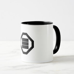 折敷に三角字 MUG
