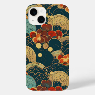 日本の伝統的なヴィンテージデザインを使用したアート作品 花 Case-Mate iPhone 14 CASE