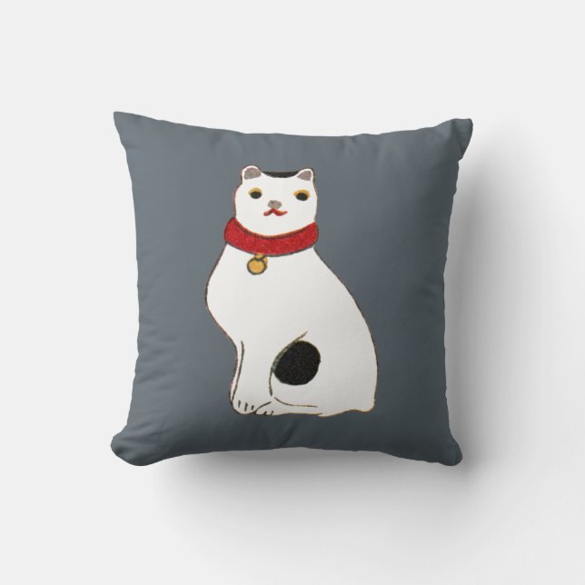 日本の猫の人形, Doll of The Japanese Cat Cushion (Front)