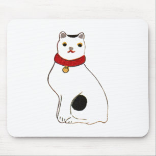 日本の猫の人形, Doll of The Japanese Cat Mouse Mat