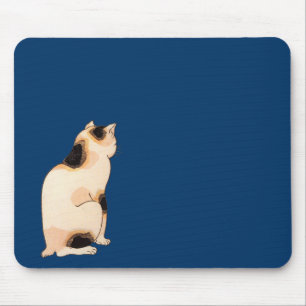 日本猫, 国芳 Japanese Cat, Kuniyoshi, Ukiyo-e Mouse Mat