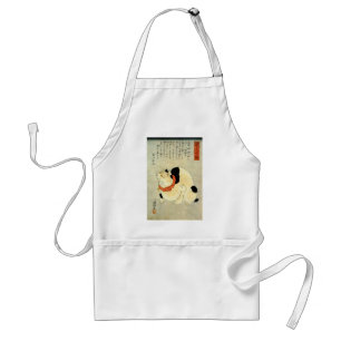 日本猫, 国芳 Japanese Cat, Kuniyoshi, Ukiyo-e Standard Apron