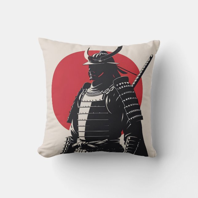 「日輪の侍（Nichirin no Samurai）」 Cushion (Front)