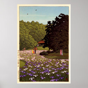 明治神宮菖蒲園, Iris Garden at Meiji Shrine Poster