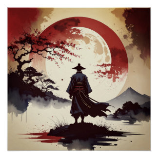 月下の侍 – Samurai Beneath the Crimson Moon Poster