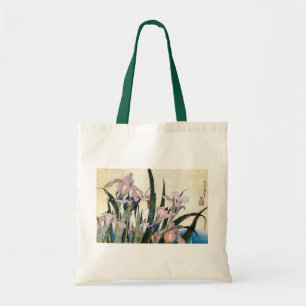 杜若ときりぎりす, 北斎 Iris and Grasshopper, Hokusai Tote Bag