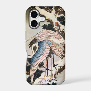 松に鶴, 北斎 Cranes on Pine Tree, Hokusai, Ukiyo-e