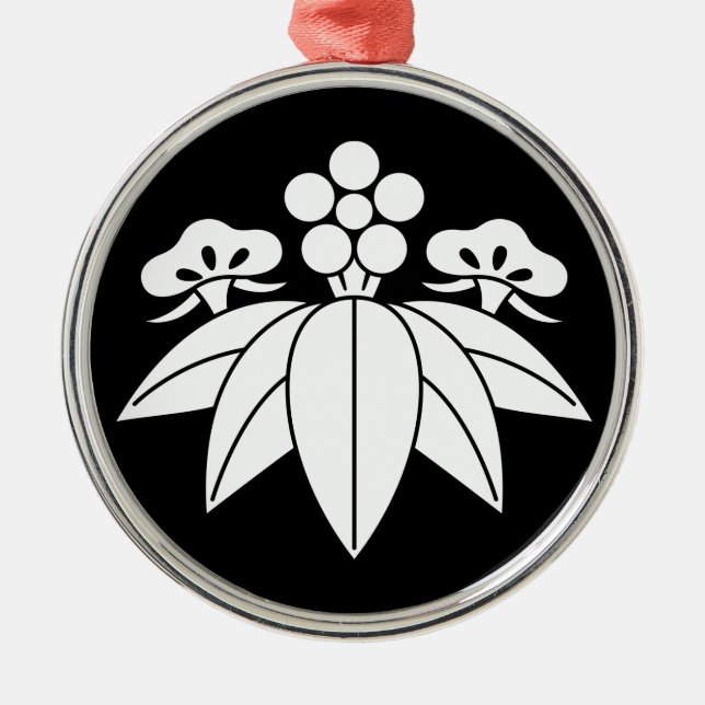 松竹梅竜胆 METAL TREE DECORATION (Front)