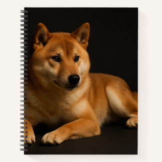 柴犬ポートレート Shiba Inu Spiral Notebook Sketch