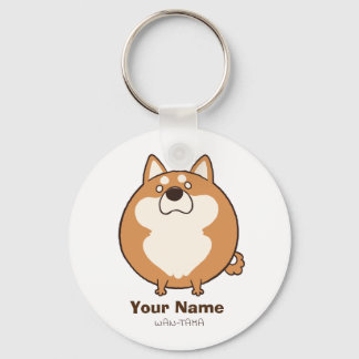 柴犬"しばたま(茶)" KEY RING