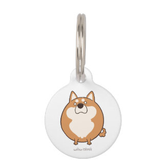柴犬"しばたま(茶)" PET TAG