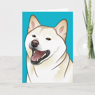 柴犬 Happy Birthday Shiba Inu Dog card