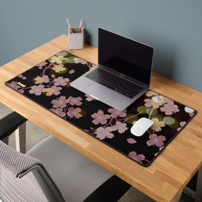 桜とゴールド ブラック 美しい ♡ DESK MAT (Office 2)