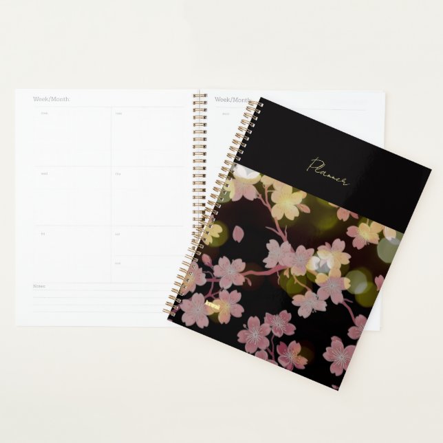 桜とゴールド ブラック 美しい ♡ PLANNER (Display)