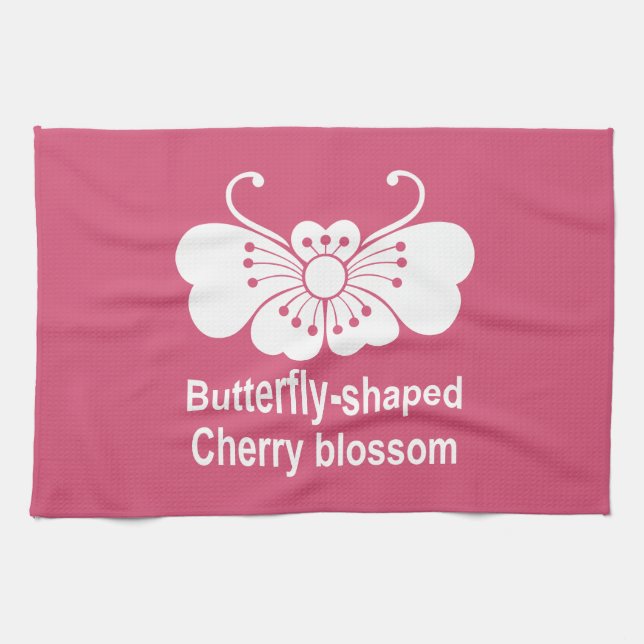 桜胡蝶 TEA TOWEL (Horizontal)