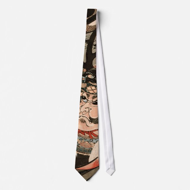 武田信玄, 国芳 Takeda Shingen, Kuniyoshi, Ukiyo-e Tie (Front)