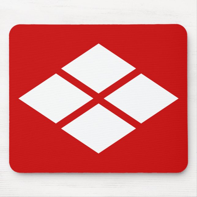 武田信玄　家紋, Takeda Shingen KAMON, Japanese Family Cre Mouse Mat (Front)