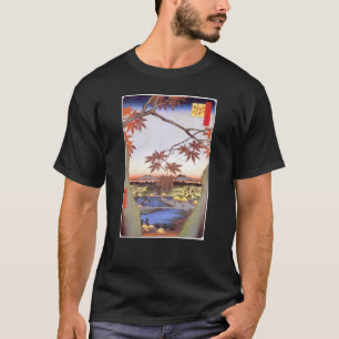 江戸の紅葉, 広重 Maple of Edo, Hiroshige, Ukiyo-e T-Shirt