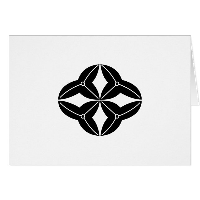 沢瀉七宝 (Front Horizontal)