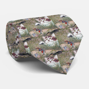 河鍋暁斎、monster cat tie