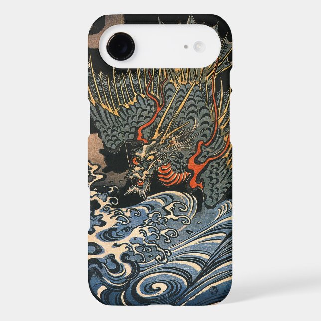 海龍, 国芳, Sea Dragon, Kuniyoshi, Ukiyo-e Case-Mate iPhone Case (Back)
