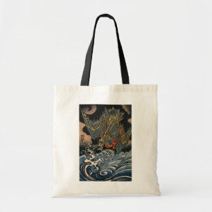 海龍, 国芳, Sea Dragon, Kuniyoshi, Ukiyo-e Tote Bag