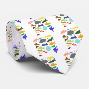 淡水性熱帯魚のカラーの影絵 TIE