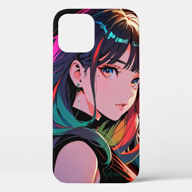 煌霞の少女【Radiant Haze Girl】  Case-Mate iPhone Case (Back)