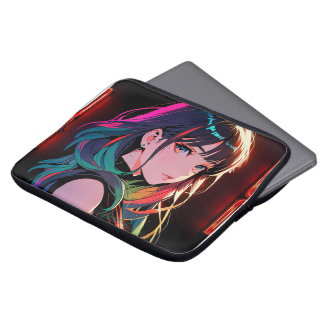 煌霞の少女【Radiant Haze Girl】  Laptop Sleeve