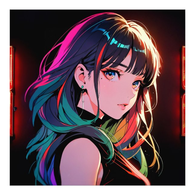 煌霞の少女【Radiant Haze Girl】  Photo Print (Front)