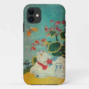 猫と蝶, 春信 Cat and Butterfly, Harunobu, Ukiyo-e iPhone 11 Case