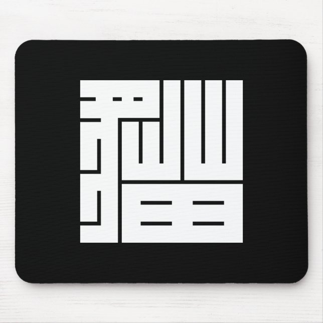 猫の角字 MOUSE MAT (Front)